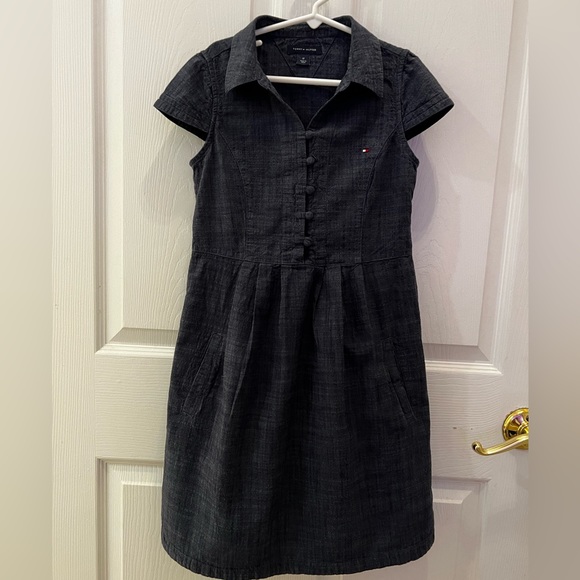 Girl’s Tommy Hilfiger Jean Blue Dress Size 12 - Picture 1 of 6